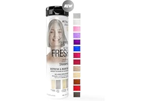 NO FADE FRESH Metallic Silver Color Depositing Shampoo Semi Permanent Hair Color with BondHeal Bond Rebuilder - Silver Hair Dye, 6.4 oz
