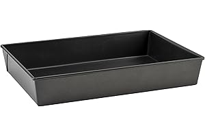 Winco HRCP-1812 Rectangular Non-Stick Cake Pan, 18-Inch by 12-Inch, Aluminized Steel, Black
