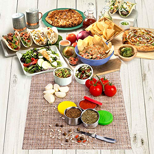 Stainless Steel Condiment Containers Set4 Reusable Condiment Mini