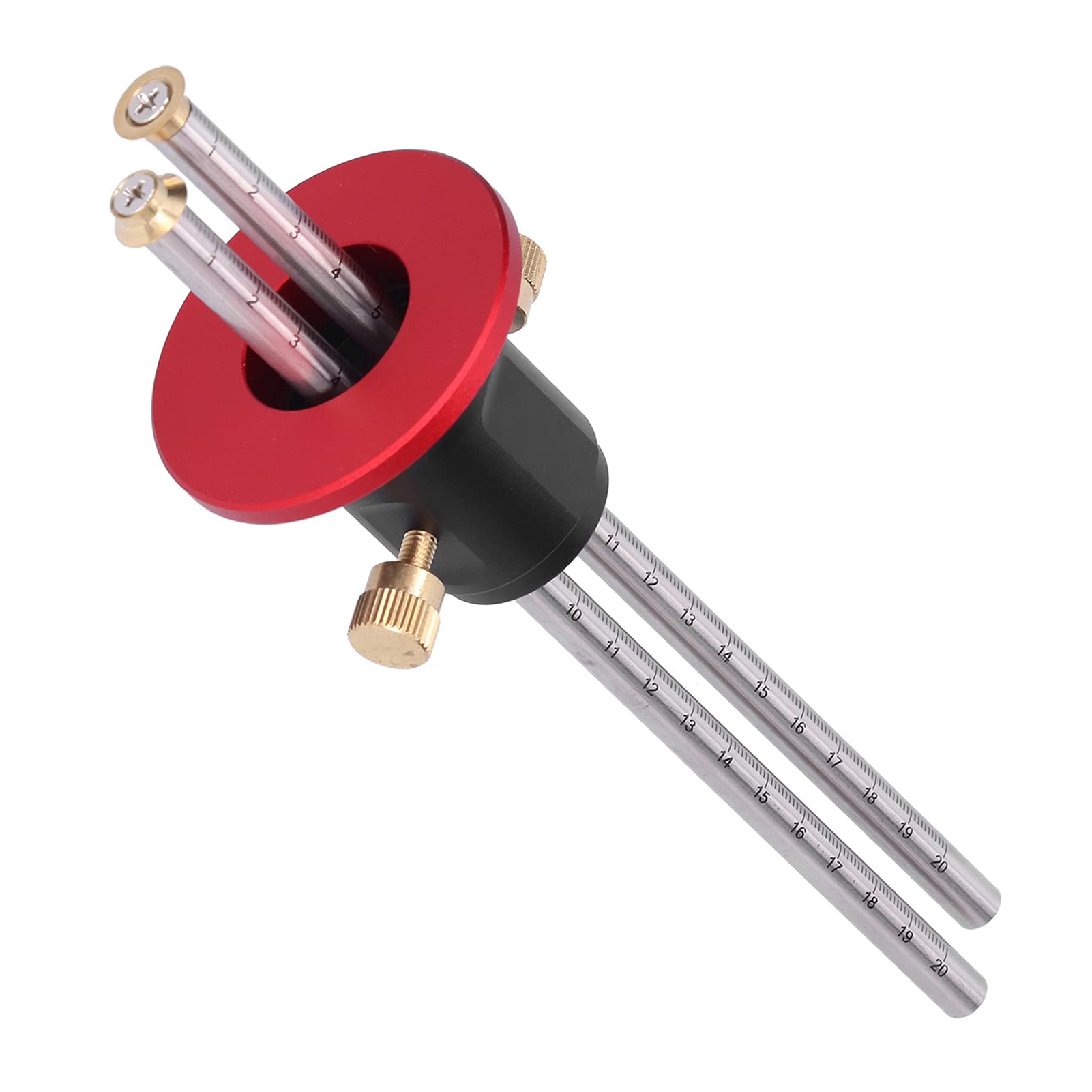 Plyisty Marking Gauge, Wood Scribe Tool, Double-Headed Line Ruler, 200mm