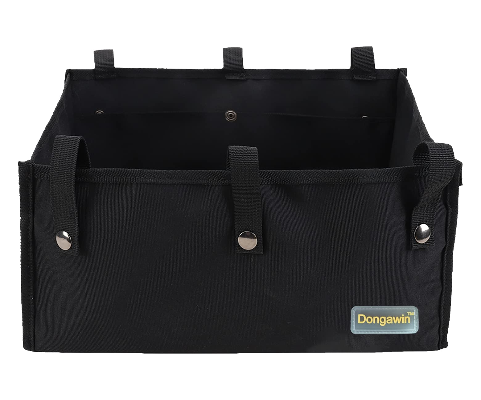 Dongawin Walker Bag Under Seat for Wheel Rollator, Rollator Bag Tote Organizer Pouch Storage to Walkers for Senoirs, Walker Accessories. (small, black)