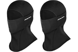EGJoey 2 Pack Balaclava Ski Mask for Men Women, Winter Face Mask Windproof Motorcycle Mask Thermal Fleece Full Face Hood