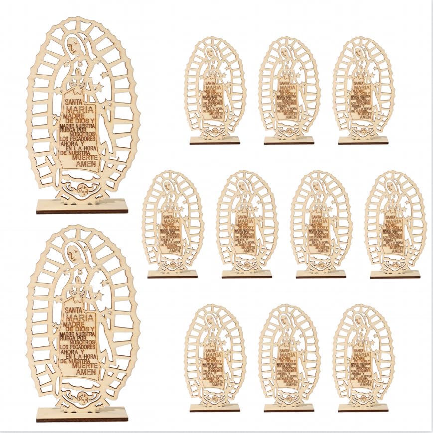 Photo 1 of 12 Pcs Wooden Baptism Centerpieces for Table,Centros De Mesa Para Bautizo Bodas Decorations,Mi Primera Comunión Decoraciones,Baptism Decorations for Girls,Bautizo Recuerdos De Bautizo Para Niño Niña