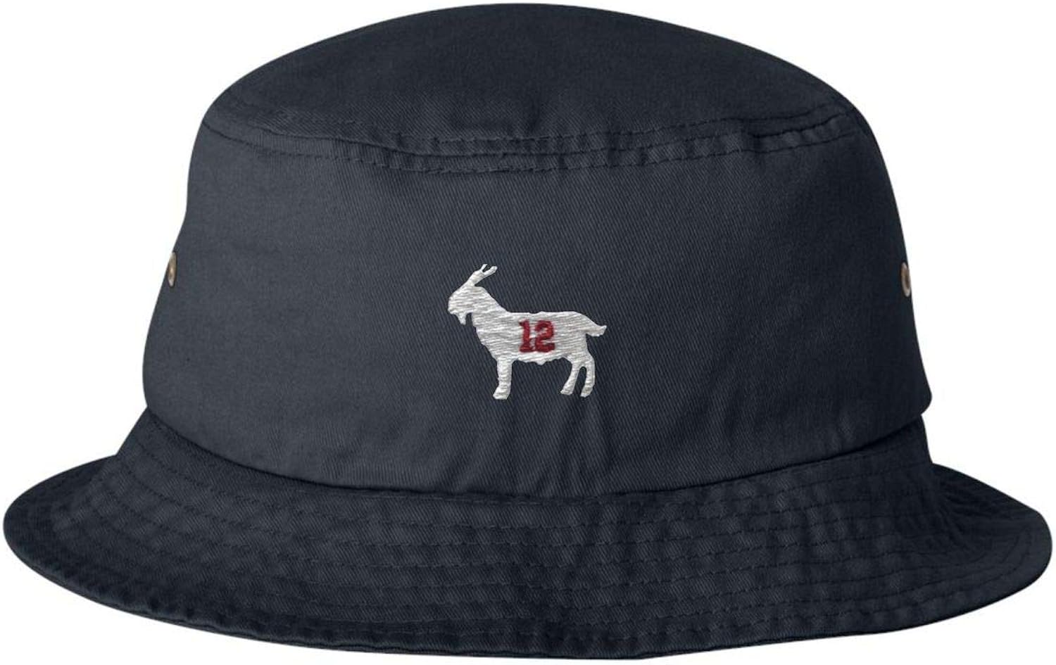 Go All Out Adult Goat 12 Embroidered Bucket Cap Dad Hat