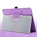 BENTOBEN Galaxy Tab A 8.0 (2015) Case, Slim Lightweight Glitter Sparkly Bling Flip Folio PU Leather Stylus Holder Auto Sleep/Wake Protective Smart Cover for Samsung Galaxy Tab A 8.0 SM-T350, Purple