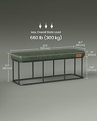 VASAGLE EKHO Collection - Bench for Entryway