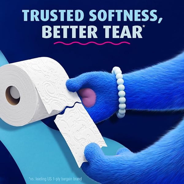 CHARMIN ULTRA SOFT TOILET PAPER 6 MEGA ROLLS, 224 SHEETS PER ROLL, 1.5 POUNDS