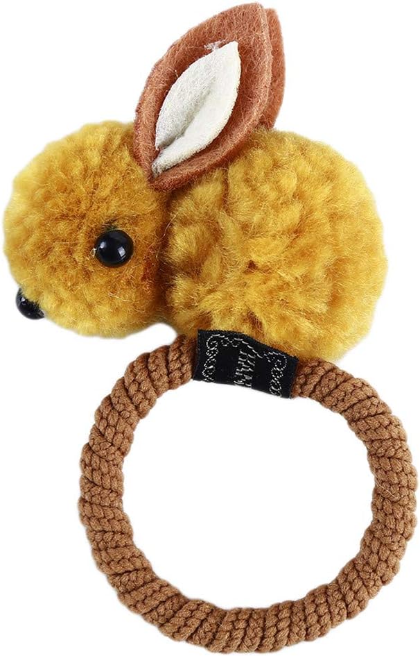 KYMLL Cute Rabbit Hair Tie Kids Baby Ponytail Holders Hairpin Rubber Band Headwear Hair Accessories