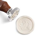 Mceal Wax Seal Stamp,Silver Brass Head with