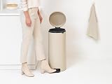Brabantia NewIcon 30L Pedal Bin Soft Closing Lid Light Pedal Beige view 5