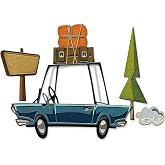 Sizzix Thinlits Die Set 25PK Road Trip Colorize by Tim Holtz, 666288