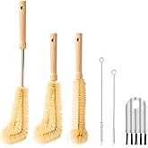 FIREHIKING Bottle Brush Set 6 Pack Water Bottle Straw Cleaner Brush Long Handle Bottle Brushes for Cleaning Narrow Neck Beer 