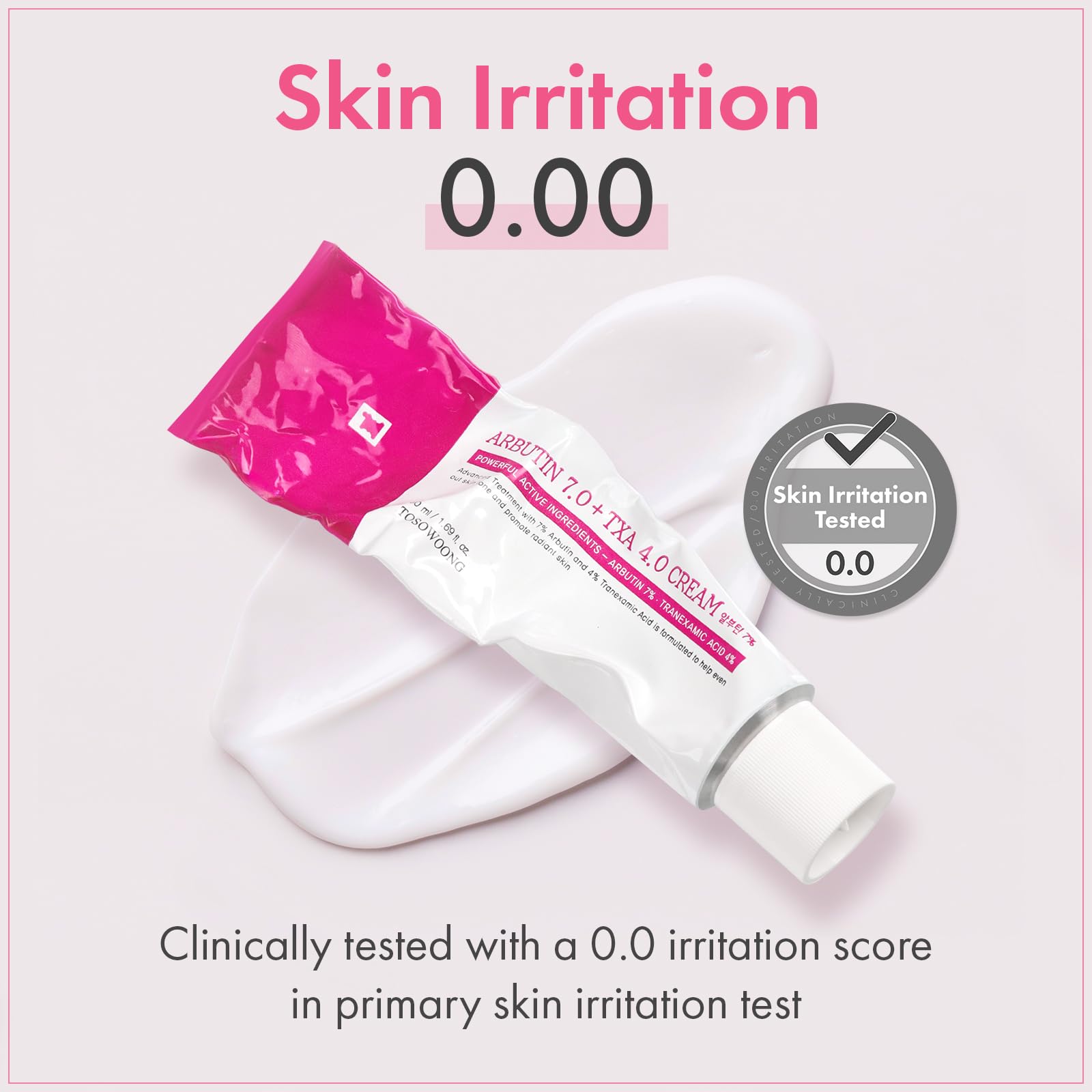 Arbutin 7% + Tranexamic Acid 4% Cream, 70,000ppm Arbutin, 40,000ppm TXA, Niacinamide, Glutathione, Dark Spots, Freckle, Blemishes, Pigmentation, Korean Skin Care, 50ml, 1.69 fl.oz.