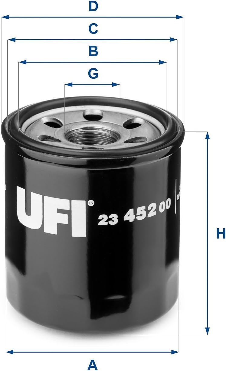 UFI Filters 23.452.00 Oil Filter - Image 3