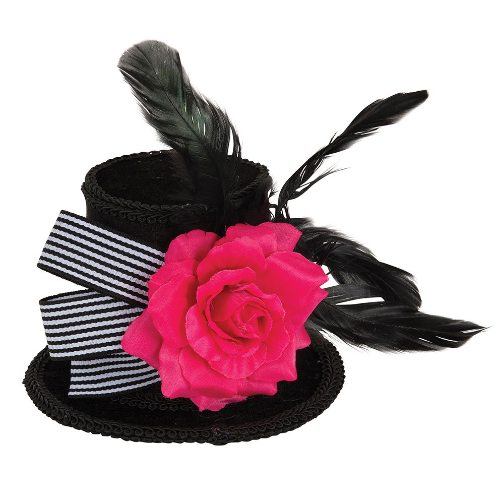 Bristol Novelty BH661 Harlequin Mini Top Hat, Womens, Multi-Colour, One Size