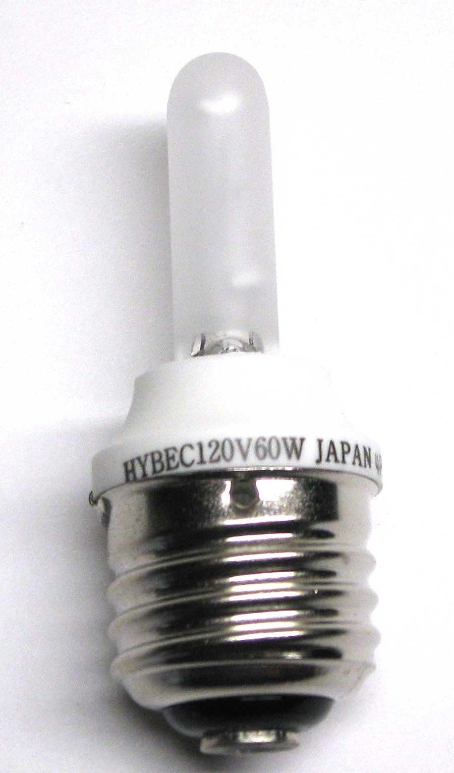 Hybec HY60W/E26FR Krypton/Argon T3 60W 120V Frosted E26 Base