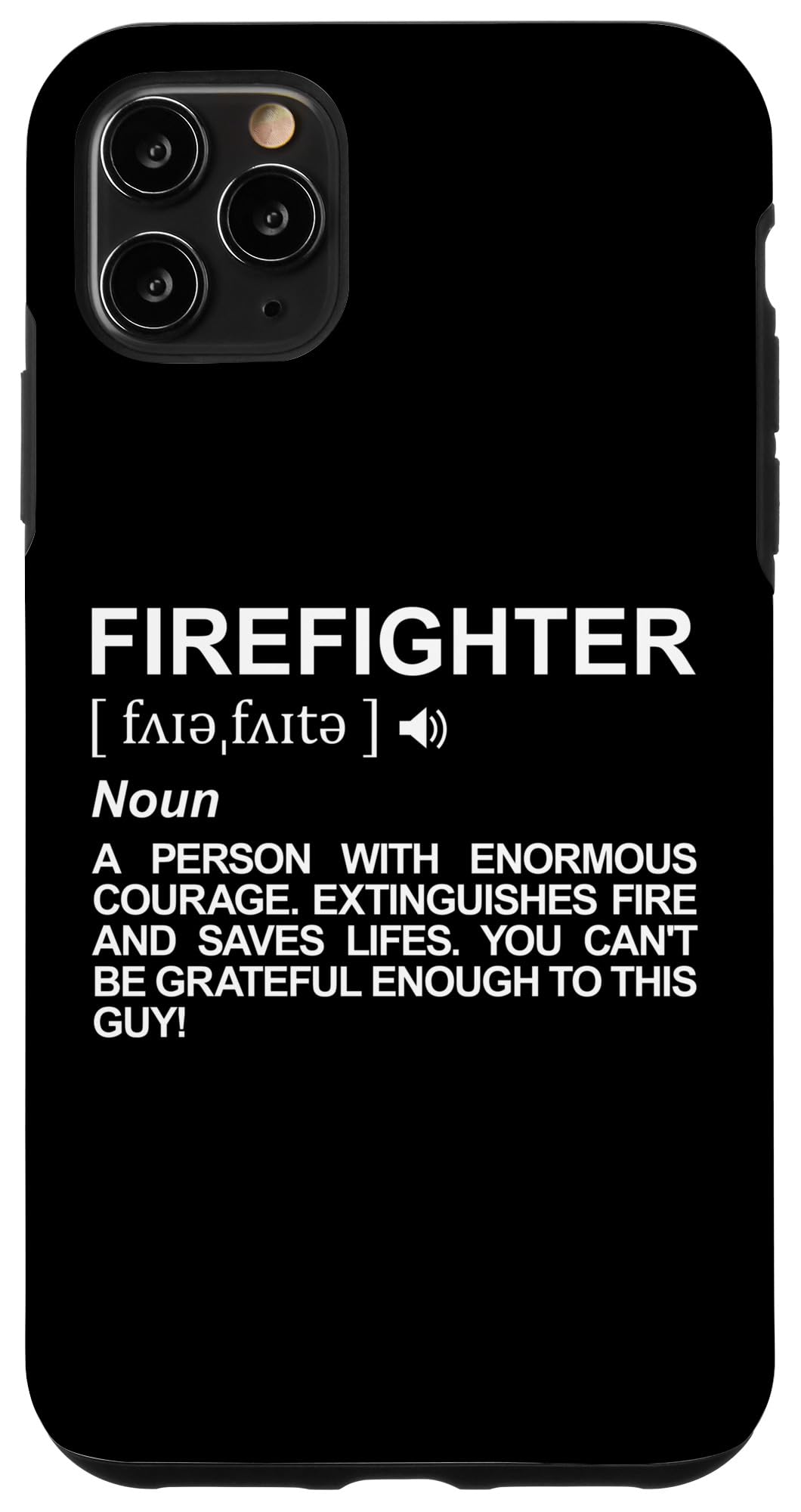Firefighter Definition Fire Marshal Case for iPhone 11 Pro Max