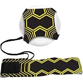EastyGold Football Kick Trainer Soccer Training Aids Hands Free Throw Sole Practice Equipment with Adjustable Belt Elastic Rope Fits Ball 3, 4,and 5