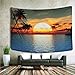 Mandala Tapestry Wall Tapestry Bohemian Wall Hanging Tapestries Wall Blanket Wall Art Wall Decor Beach Tapestry Blue Indian Tapestry Sunset Tapestry Indian Wall Decor (59.1