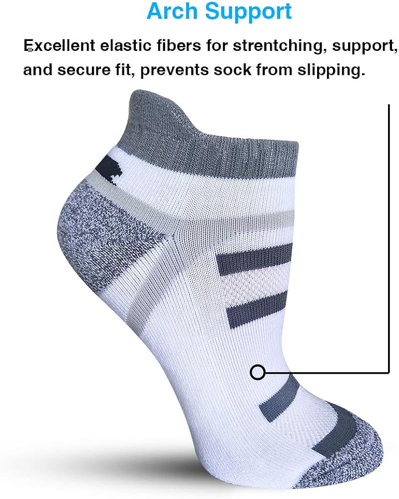 BERING Women's Performance Athletic Running Socks (6 Pack): Clothing