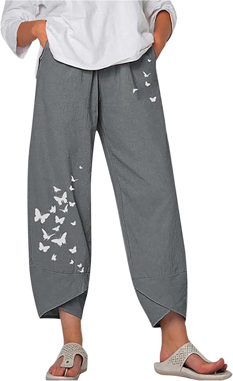 wide leg harem pants