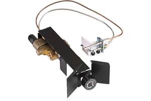 RealFyre SPK-26 Manual On/Pilot/Off Valve with Standing Pilot, Low Profile, Natural Gas