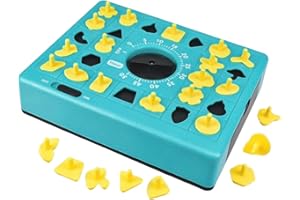 Matching Game Puzzle,Shape Matching Popup Tray Toy Set with Timer | Children Shape Cognitive Training Puzzle for Kids Aged 5+