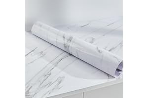LONGYONG Marble Contact Paper for Countertops Peel and Stick Wallpaper Countertop Covers Peel and Stick Wrap Self Adhesive Waterproof for Counter Top Kitchen Cabinet Desk 11.8x78.7inches