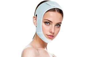 ROWMATE V-Line Mask Chin Up Mask V Shaped Face Mask Chin strap for sleeping,Jawline Shaper,Lilac,S