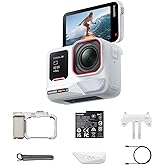 Insta360 Ace Pro 2 Arctic White Limited Edition - Xplorer Bundle Moonlight Silver 8K Camera Co-Engineered with Leica, 1/1.3"