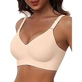 HORISUN Comfortable Seamless Full Coverage Bra for Women Wireless Bras with Soft Support Regular and Plus Size