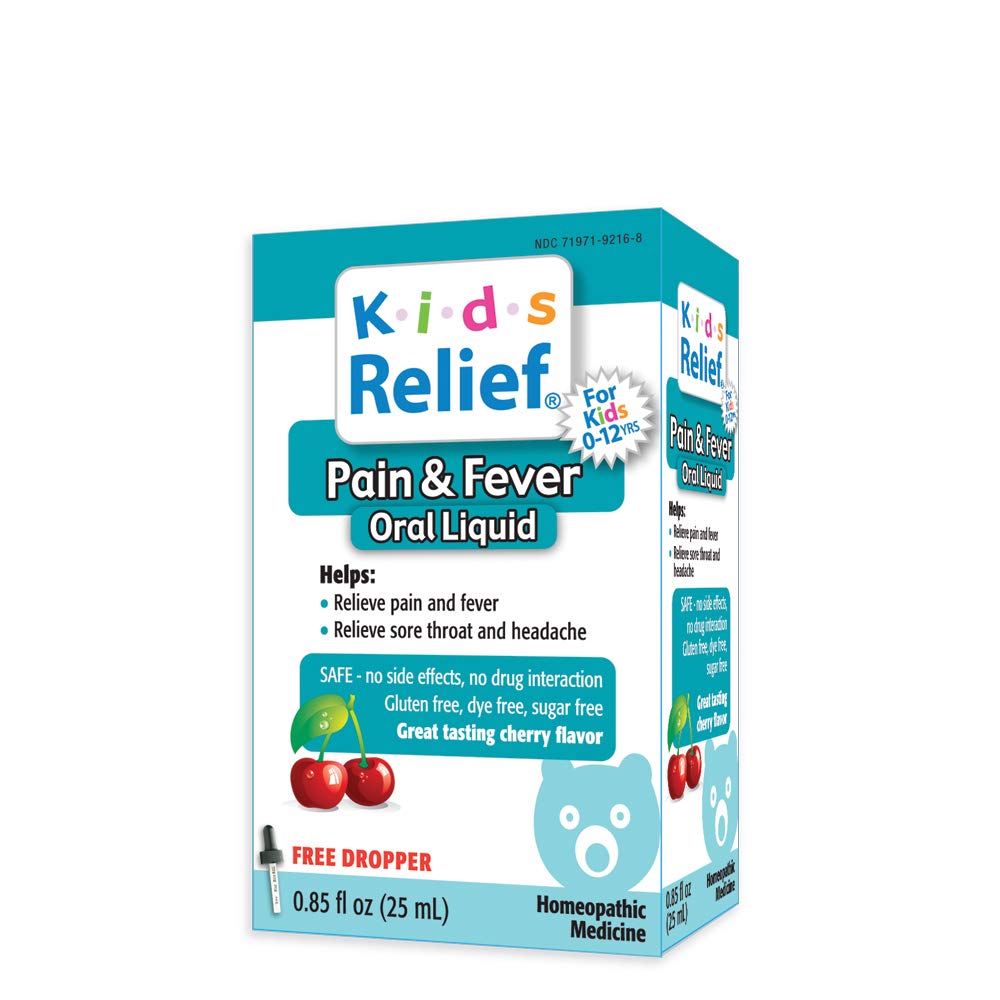 Kids Relief Pain and Fever Oral Solution, 0.85 Ounce: Health & Personal Care