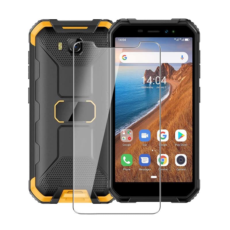 TREBAM Tempered Glass for Ulefone Armor X6 Pro (5.0 inches), [1 Pack] 9H Hardness Tempered Glass Film for Ulefone Armor X6 Pro Screen Protector Ultra-Slim, Anti-Scratch, Bubble Free