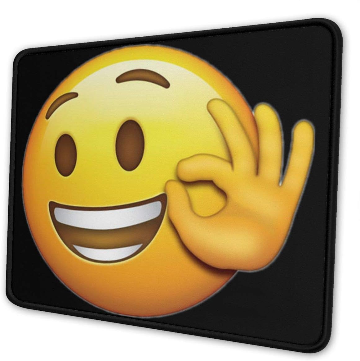 Latest Offers Emoji Emoticon Ok Gesture Smiley Mousepad, Computer