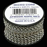 Atwood Rope MFG Urban Camo MC03 1.18mm x 125' Micro Cord Paracord Made in the USA