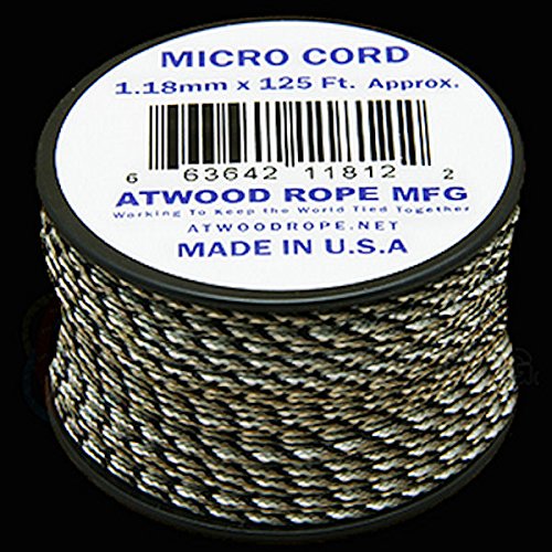 Urban Camo MC03 1.18mm x 125' Micro Cord Paracord Made in the USA