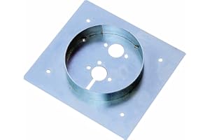 HAIWEN 1Pack Diesel Heater Mounting Plate for Eberspacher Webasto Heater Base Mounting Bracket Floor Plate, Sliver Stainless Steel Turret Planar Deep (Optional) 30/40/60mm (Deep:60mm/2.36inch)