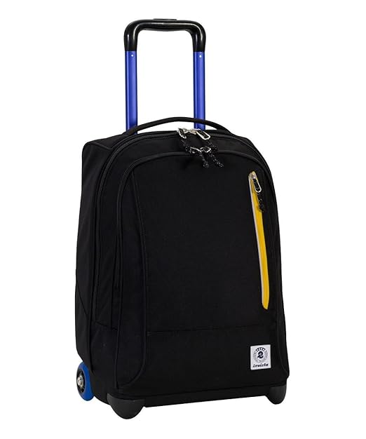 title=TROLLEY INVICTA- TINDY- Nero- spallacci a scomparsa! Uso Zaino Scuola e viaggio