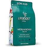 Lifeboost Coffee Whole Bean Medium Roast Coffee - Low Acid Single Origin USDA Organic Coffee - Non-GMO Whole Beans Coffee Thi