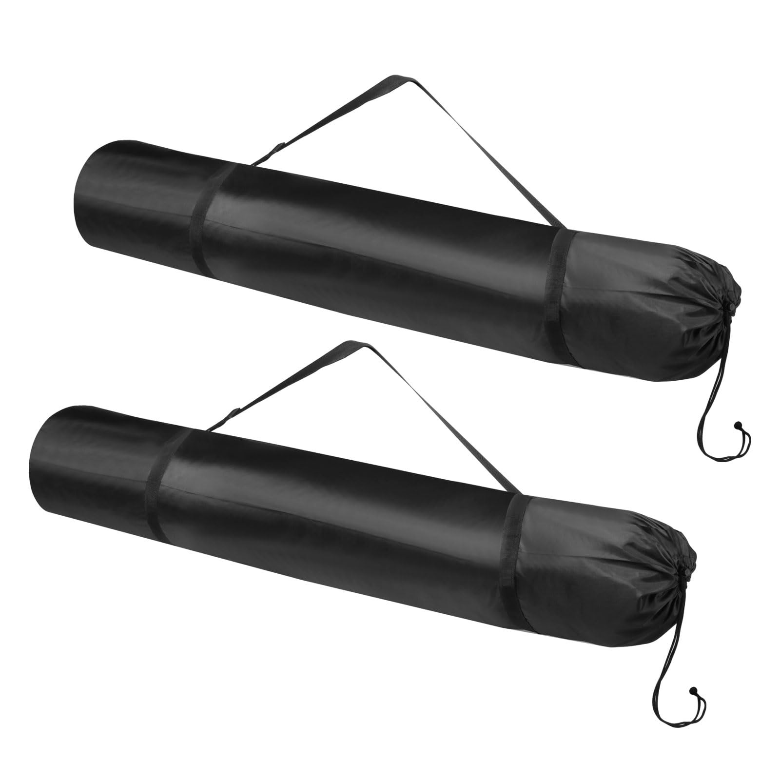 PATIKIL 46 Inch Camp Chair Replacement Bag, 2 Pack 210D Oxford Folding Chair With Shoulder Strap Storage for Outdoor Camping Travel, Black