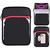 9-11 Inch Tablet Sleeve Bag, Travel IPad Carrying Case for IPad Pro 11-in (M4)/iPad Air 11-in (M2), iPad Air (5/4th Gen), iPad 10.9 (10th Gen), Galaxy Tab S9/S8/A8/A7 (Black)