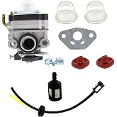 Kurihina Compatible with Carburetor Compatible with Makita BHX2500CA 24.5CC Blower PB2504 EH450 H2500 168641-9 Replacement Carb