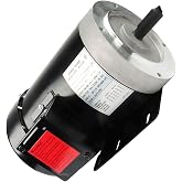 WFLNHB 3 Phase 2HP Shaft Diameter Electric Motor 1725 RPM 56 C Frame 230/460V Air Compressor Motor