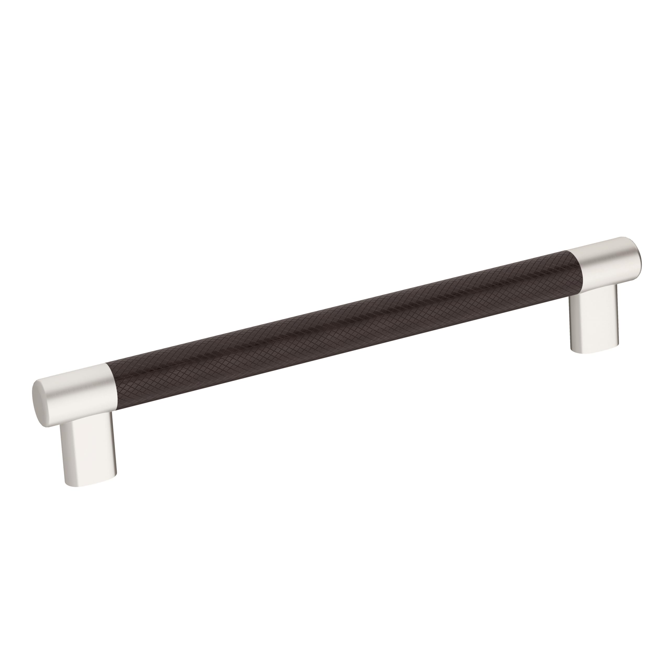 Amerock BP36562G10ORB Esquire Cabinet Pull, 8 inch (203mm) Center-to-Center, Satin Nickel/Oil-Rubbed Bronze