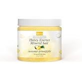 BeBeauty Coconut Pineapple Honey Mineral Salt Tropical 16 oz | Exfoliate &amp; Revitalize, Tropical Fragrance Delight, Spa-Like Experience
