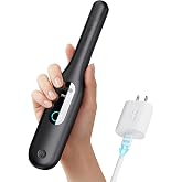 TYMO Cordless Mini Flat Iron, 0.65" Pencil Curling Iron for Short Hair | 200M Ions Mini Cordless Hair Straightener, Lightweight Ceramic Curler for Pixie Cut, Bob &amp; Curls, 3X Less Heat Damage, Black