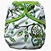 One Size Cloth Diaper Cover Snap with Double Gusset (Owl&Tree)
