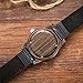 Morrivoe Luxury Wooden Watch Genuine Leather Strap For Men Japanese Bamboo Gift Box (SANDAL WOOD(Black))