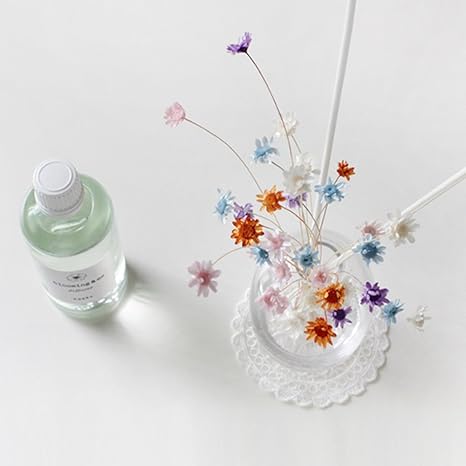 Amazon Blooming Me お部屋に置くだけ 自然の恵み ハーバリウムに大人気 ドライフラワー カラフル スターフラワーブロッサム ディフューザー フレグランス全6種類 ラベンダー キャンドル キャンドルスタンド オンライン通販