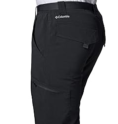 Columbia Men's Silver Ridge Cargo Pant, Black, 32W